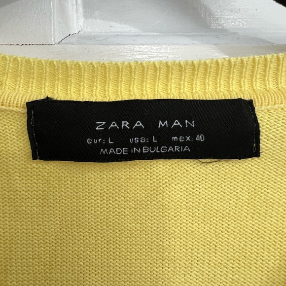 Yellow V-Neck Sweater - Picture 2 of 3